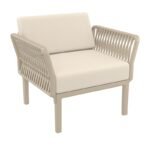 Αγόρασε PORTOFINO LOUNGE ΠΟΛΥΘΡΟΝΑ TAUPE/ΜΑΞ. BEIGE(Σ2)ΠΟΛ/ΝΙΟΥ 90X80Χ69εκ. σε μοναδική τιμή στο clickforshop.gr