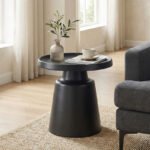 Βρες το Βοηθητικό τραπέζι Ginoze Inart μαύρο μέταλλο Φ50x50εκ σε μοναδική τιμή στο clickforshop.gr