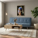 Βρες το Καναπές-κρεβάτι Travis pakoworld 3θέσιος με ύφασμα ανοικτό μπλε 175x83x74εκ σε μοναδική τιμή στο clickforshop.gr