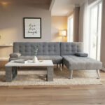 Βρες το Γωνιακός καναπές-κρεβάτι αναστρέψιμος Brisk pakoworld ύφασμα με ανθρακί απόχρωση 200x146x75εκ σε μοναδική τιμή στο clickforshop.gr