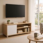 Βρες το Έπιπλο τηλεόρασης Ellon pakoworld μελαμίνης sonoma-λευκό 120x40x41εκ. σε μοναδική τιμή στο clickforshop.gr