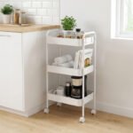 Βρες το Τρόλλεϊ-ραφιέρα Nedea pakoworld μέταλλο λευκό 41x30x77εκ σε μοναδική τιμή στο clickforshop.gr