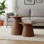 Βρες το Τραπέζια σαλονιού Kayano pakoworld σετ 2 τεμ mdf σε καρυδί απόχρωση σε μοναδική τιμή στο clickforshop.gr