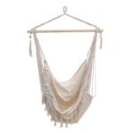 Αιώρα-κούνια κάθισμα Ambition pakoworld ύφασμα μπεζ 100x80x130εκ - Image 2