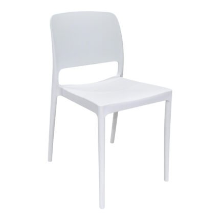 Βρες το Καρέκλα Fenxy pakoworld pp σε λευκή απόχρωση 38x42x77εκ σε μοναδική τιμή στο clickforshop.gr