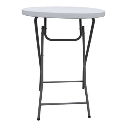 Βρες το Τραπέζι μπαρ catering Event pakoworld πτυσσόμενο λευκό Φ81x110εκ σε μοναδική τιμή στο clickforshop.gr