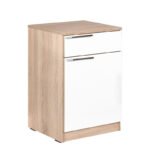 Βρες το Κομοδίνο ArteLibre ROBIN Φυσικό/Λευκό Μοριοσανίδα/Μελαμίνη 40x40x60cm σε μοναδική τιμή στο clickforshop.gr