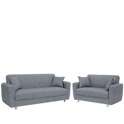 Βρες το Σετ Σαλόνι ArteLibre JUAN Διθέσιος και Τριθέσιος Γκρι σε μοναδική τιμή στο clickforshop.gr