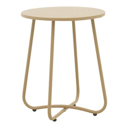 Βρες το Τραπέζι Bramwell pakoworld μέταλλο μπεζ Φ40x50εκ σε μοναδική τιμή στο clickforshop.gr