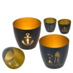 Βρες το Ρεσώ Μαύρο Μέταλλο 10x10x9cm Σε 2 Σχέδια σε μοναδική τιμή στο clickforshop.gr