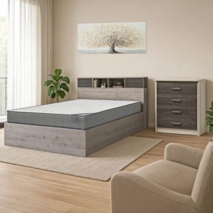 Βρες το Φοιτητικό πακέτο επίπλων κρεβατοκάμαρας Dwell pakoworld σετ 3τεμ σε μοναδική τιμή στο clickforshop.gr