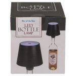 Επιτραπέζιο Φωτιστικό LED Φορητό Για Μπουκάλι Μαύρο Πλαστικό 11x10.5cm - Image 2