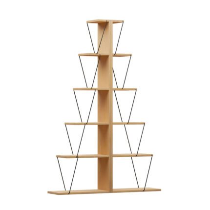 Βρες το Βιβλιοθήκη mini Tars pakoworld sonoma-μαύρο 100x22x150εκ σε μοναδική τιμή στο clickforshop.gr