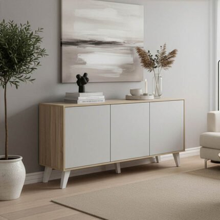 Βρες το Μπουφές Billie pakoworld sonoma-γκρι 149x40x77εκ σε μοναδική τιμή στο clickforshop.gr