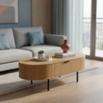 Βρες το Τραπέζι σαλονιού Scandi pakoworld MDF φυσικό με μεταλλικά πόδια 118x60x44εκ σε μοναδική τιμή στο clickforshop.gr