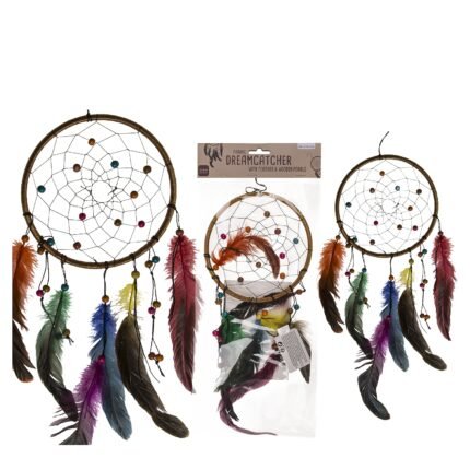 Βρες το Διακοσμητικό Τοίχου Ονειροπαγίδα Με Φτερά Και Πέρλες 16x30cm σε μοναδική τιμή στο clickforshop.gr