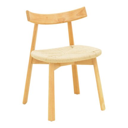 Βρες το Καρέκλα Clareta pakoworld rubberwood-σχοινί σε φυσική απόχρωση 53x55x79εκ σε μοναδική τιμή στο clickforshop.gr