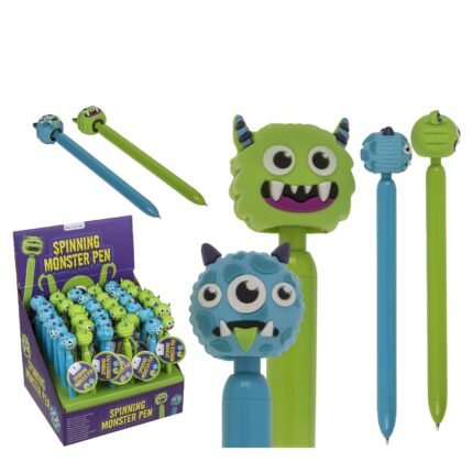 Βρες το Στυλό Τερατάκι Περιστρεφόμενο Πλαστικό 16.4cm Σε 2 Σχέδια σε μοναδική τιμή στο clickforshop.gr