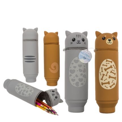 Βρες το Κασετίνα Γατούλα/Σκυλάκι Με Φερμουάρ Σιλικόνη 18x6cm Σε 2 Σχέδια σε μοναδική τιμή στο clickforshop.gr