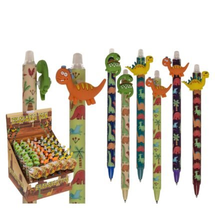 Βρες το Στυλό Που Σβήνει Δεινοσαυράκι 14.5cm Σε 6 Σχέδια σε μοναδική τιμή στο clickforshop.gr