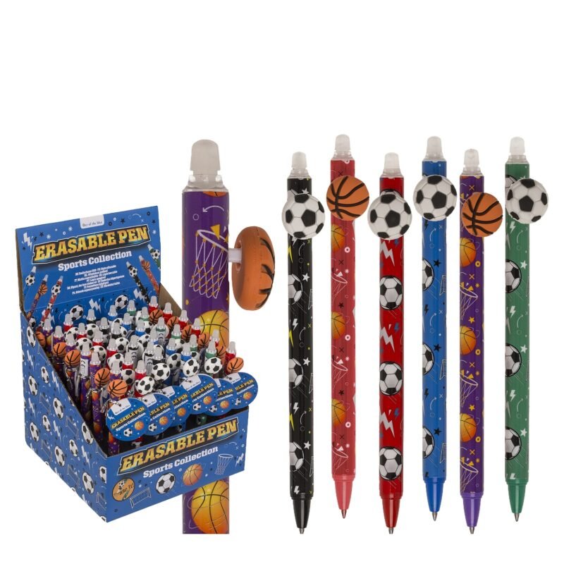 Βρες το Στυλό Που Σβήνει Ποδόσφαιρο/Μπάσκετ 14.5cm Σε 6 Σχέδια σε μοναδική τιμή στο clickforshop.gr