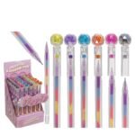 Βρες το Στυλό Ουράνιο Τόξο Διάφανο Πλαστικό 17cm Σε 6 Χρώματα σε μοναδική τιμή στο clickforshop.gr