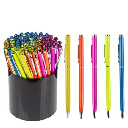 Βρες το Στυλό Με Πετράδι Σβαρόφκσι Μεταλλικό Σε 5 Χρώματα σε μοναδική τιμή στο clickforshop.gr