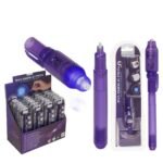 Βρες το Στυλό Με Αόρατο Μελάνι Και Φακό UV Μοβ Πλαστικό σε μοναδική τιμή στο clickforshop.gr