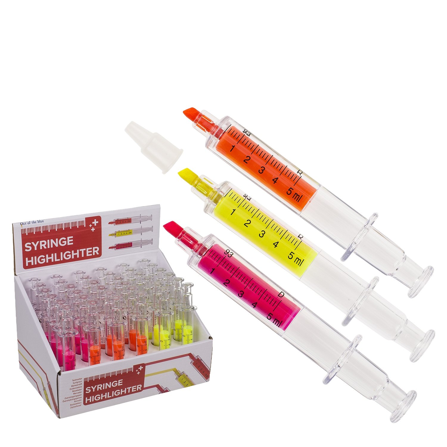 Μαρκαδόρος Υπογραμμίσεως Σύριγγα Πλαστικό 10x8cm Σε 4 Χρώματα Βρες το Μαρκαδόρος Υπογραμμίσεως Σύριγγα Πλαστικό 10x8cm Σε 4 Χρώματα σε μοναδική τιμή στο clickforshop.gr