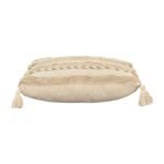 Μαξιλάρι Rozi Inart μπεζ ύφασμα 45x45x2.5εκ - Image 2