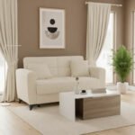 Βρες το Καναπές-κρεβάτι με αποθηκευτικό χώρο διθέσιος Modesto pakoworld κρεμ ύφασμα 155x85x80εκ σε μοναδική τιμή στο clickforshop.gr