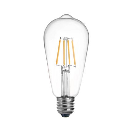 Βρες το Λαμπτήρας LED ST64 Bulb pakoworld 4W 3000K E27 clear σε μοναδική τιμή στο clickforshop.gr