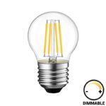 Βρες το Λαμπτήρας LED G45 Bulb pakoworld dimmable 6W E27 clear σε μοναδική τιμή στο clickforshop.gr