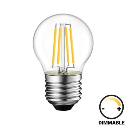 Βρες το Λαμπτήρας LED G45 Bulb pakoworld dimmable 6W E27 clear σε μοναδική τιμή στο clickforshop.gr