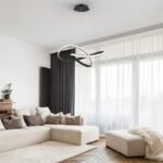 Φωτιστικό οροφής Artisun pakoworld led μέταλλο μαύρο Φ56x100εκ - Image 2