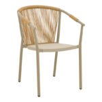 Βρες το Πολυθρόνα στοιβαζόμενη Convince pakoworld αλουμίνιο με καφέ σκελετό-textilene-pe rattan 56x63x82εκ σε μοναδική τιμή στο clickforshop.gr