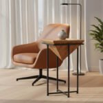 Βρες το Βοηθητικό τραπέζι Miles ΙΙ pakoworld μασίφ ξύλο ακακίας σε φυσική απόχρωση με μαύρα μεταλλικά πόδια 29x29x54εκ σε μοναδική τιμή στο clickforshop.gr