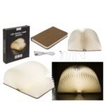 Βρες το Λάμπα LED Ατμόσφαιρας Επιτραπέζια Βιβλίο Με Εξώφυλλο Δερματίνης Επαναφορτιζόμενη Καφέ 17x13cm σε μοναδική τιμή στο clickforshop.gr