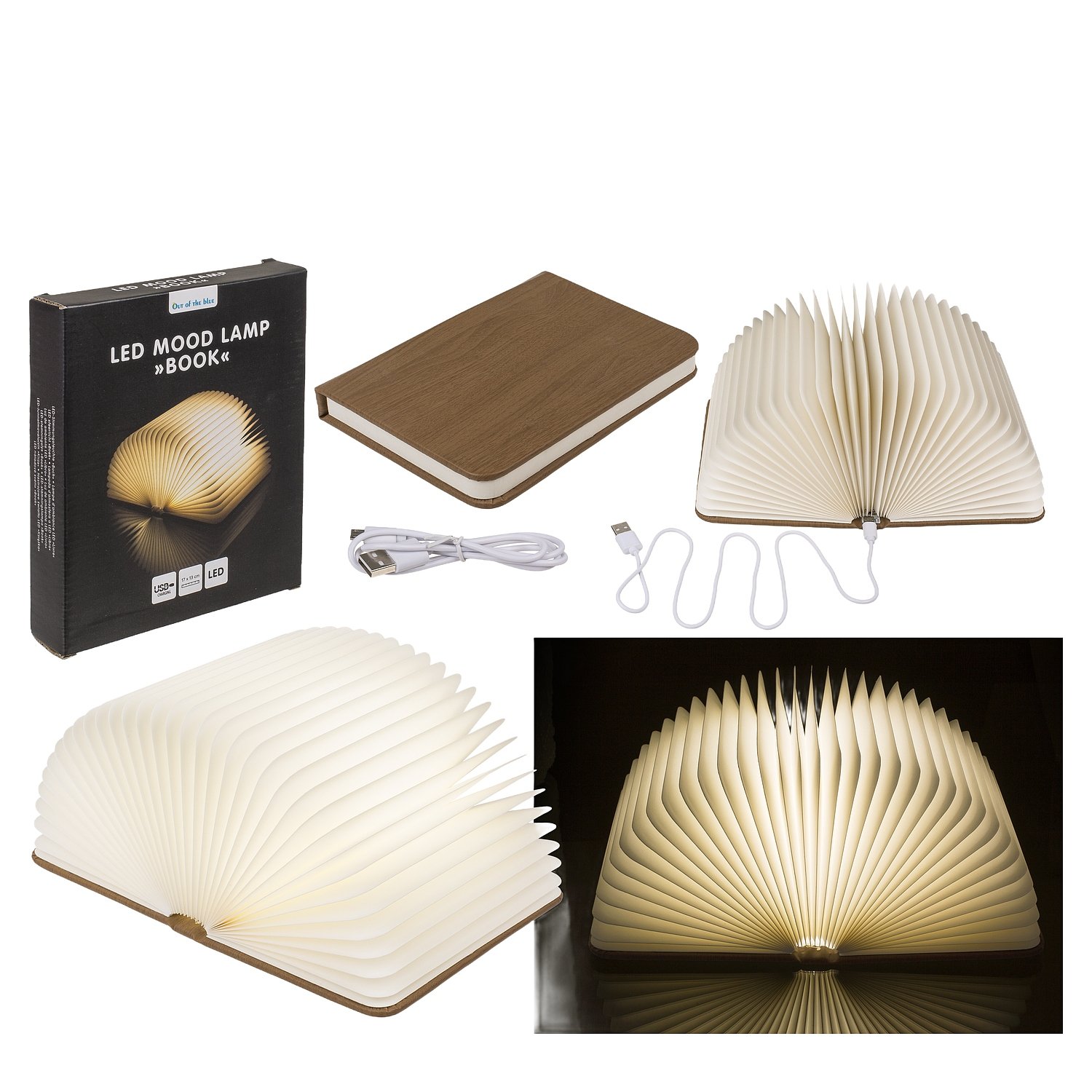 Λάμπα LED Ατμόσφαιρας Επιτραπέζια Βιβλίο Με Εξώφυλλο Δερματίνης Επαναφορτιζόμενη Καφέ 17x13cm Βρες το Λάμπα LED Ατμόσφαιρας Επιτραπέζια Βιβλίο Με Εξώφυλλο Δερματίνης Επαναφορτιζόμενη Καφέ 17x13cm σε μοναδική τιμή στο clickforshop.gr