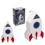 Βρες το Λάμπα Νυχτός Πύραυλος Με Προτζέκτορα Αστεριών Μπαταρίας Πλαστικό 15cm σε μοναδική τιμή στο clickforshop.gr