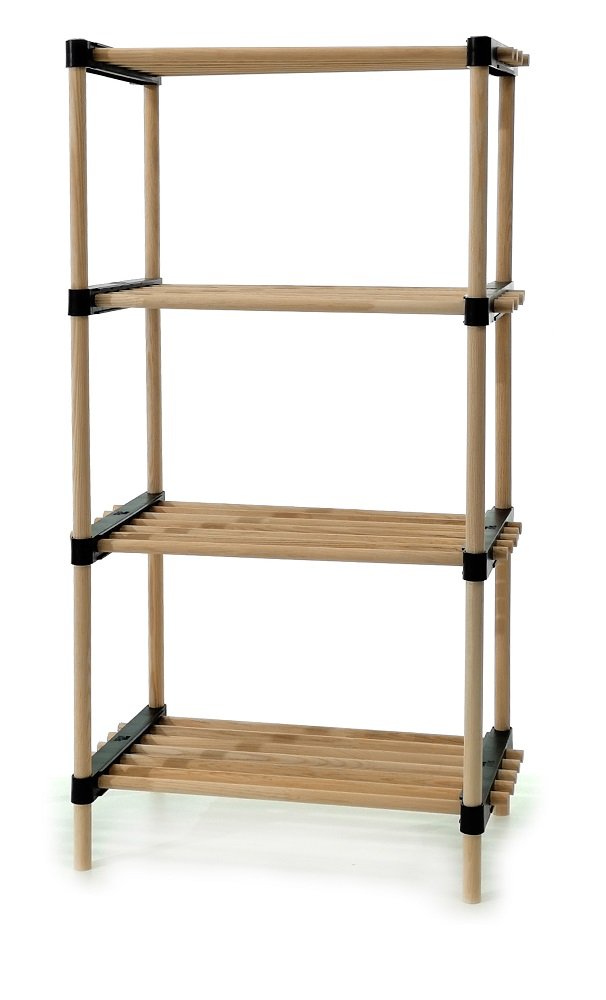 Ραφιέρα 4 Ράφια Φυσικό Ξύλο 49x28x92cm Βρες το Ραφιέρα 4 Ράφια Φυσικό Ξύλο 49x28x92cm σε μοναδική τιμή στο clickforshop.gr