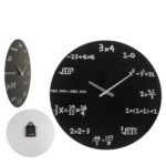 Βρες το Ρολόι Τοίχου Με Μαθηματικές Εξισώσεις Μαύρο Φ35cm σε μοναδική τιμή στο clickforshop.gr
