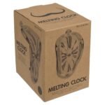 Ρολόι Επιτραπέζιο Χρόνος Που Λιώνει Ασημί Πλαστικό 18x13cm - Image 2