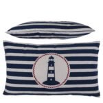 Βρες το Διακοσμητικό Μαξιλάρι Φάρος Με Φερμουάρ Μπλε/Λευκό 64% Polyester/19% Βαμβάκι/17% Βισκόζη 30x50cm 1Τμχ σε μοναδική τιμή στο clickforshop.gr