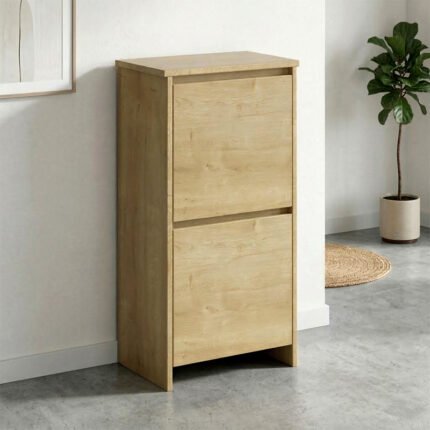 Βρες το Παπουτσοθήκη Port Megapap χρώμα sapphire oak 48x31x92εκ. σε μοναδική τιμή στο clickforshop.gr