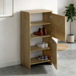 Παπουτσοθήκη Port Megapap χρώμα sapphire oak 48x31x92εκ. - Image 2