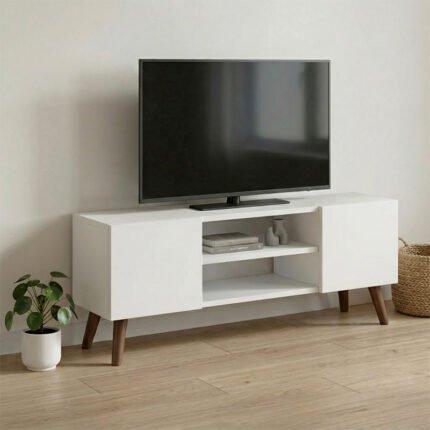 Βρες το Έπιπλο τηλεόρασης Etna Megapap χρώμα λευκό 120x30x45εκ. σε μοναδική τιμή στο clickforshop.gr