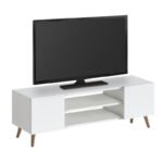 Έπιπλο τηλεόρασης Etna Megapap χρώμα λευκό 120x30x45εκ. - Image 3