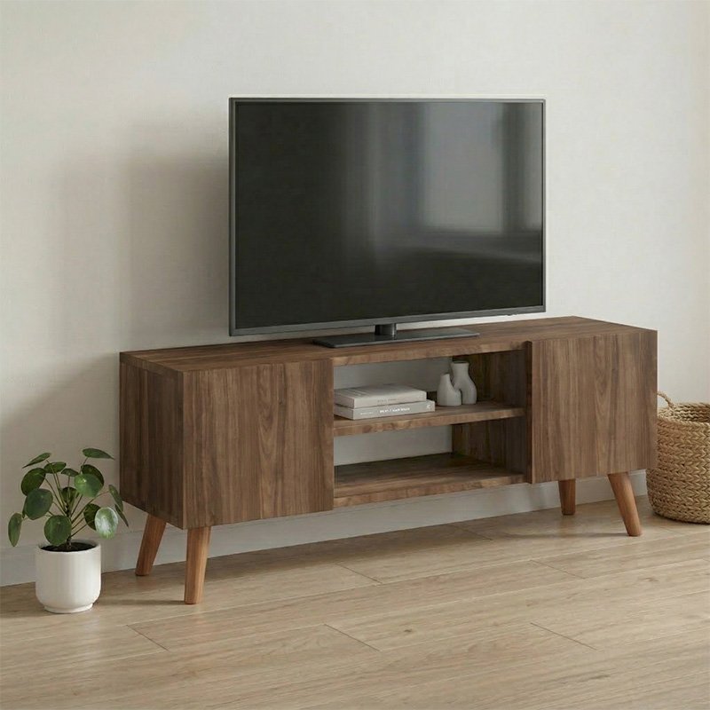 Έπιπλο τηλεόρασης Etna Megapap χρώμα καρυδί 120x30x45εκ. Βρες το Έπιπλο τηλεόρασης Etna Megapap χρώμα καρυδί 120x30x45εκ. σε μοναδική τιμή στο clickforshop.gr