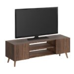 Έπιπλο τηλεόρασης Etna Megapap χρώμα καρυδί 120x30x45εκ. - Image 3